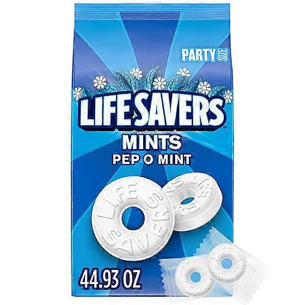 Life Savers حلوى صلبة بالنعناع بيب أو مينت ، حقيبة بحجم الحفلات ، 44.93 أونصة