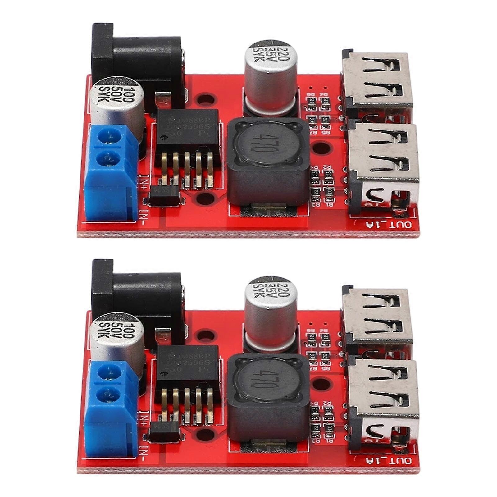 DCBuck Converters 3A Current Output Over Temperature Protections USB Power Supply Module For Solar Energy Systems Multicolor