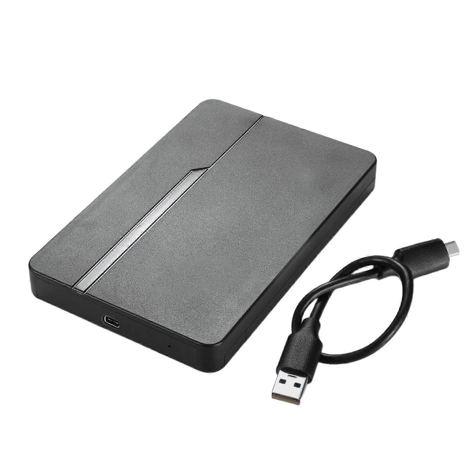 Compactly 2.5" Solid Disk Enclosure USB3.0/3.1 Tool Less Assembly Durability Protective Case for Travel Data Backups Multicolor