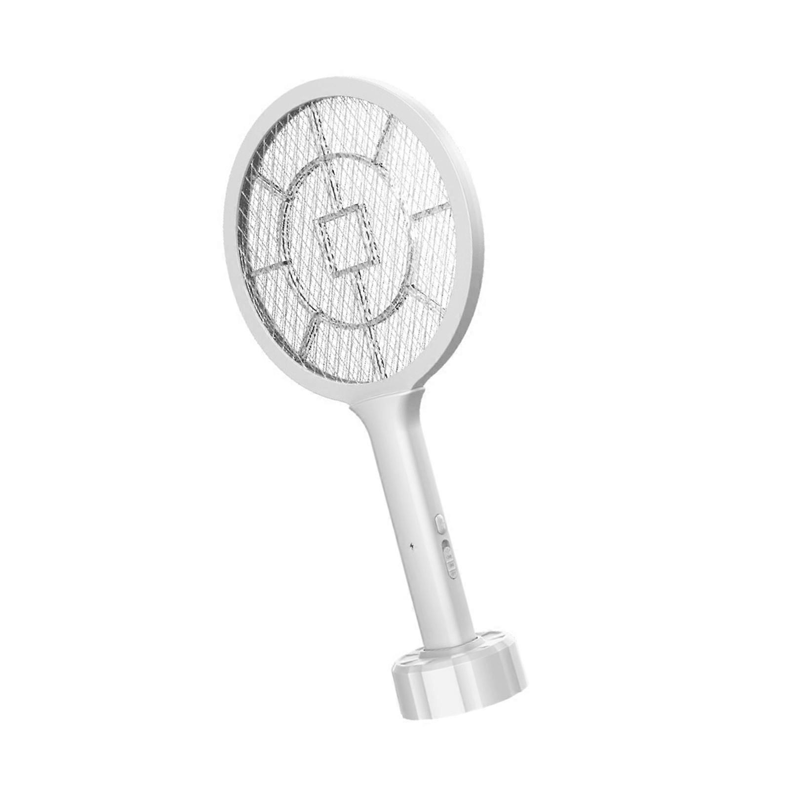 Electric Fly Swatter Indoor USB Powered Fly Control Tool Zapper Racket For Bedrooms Minimal Space Saving Device Multicolor