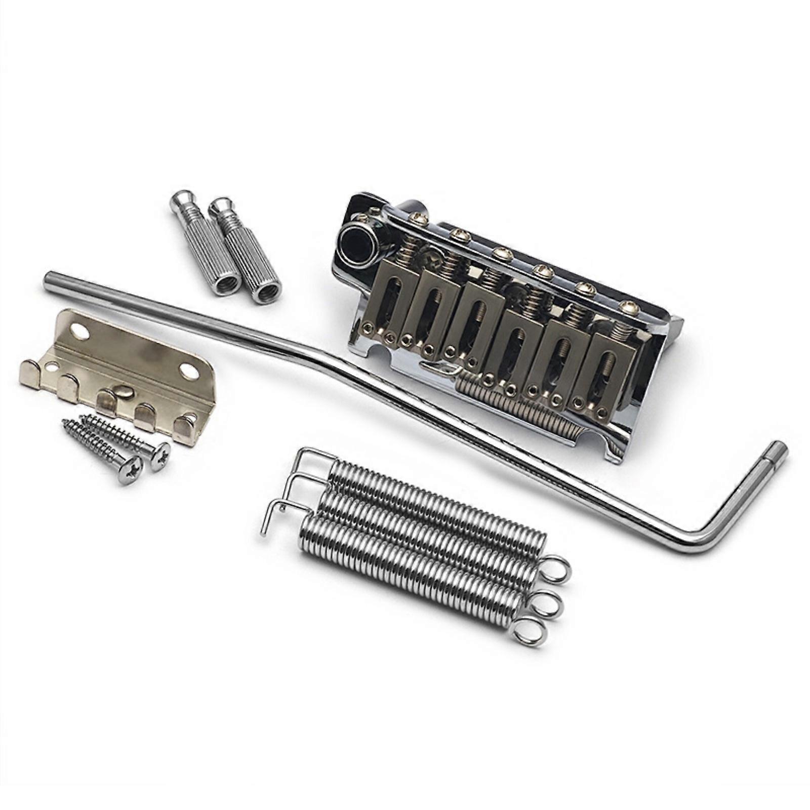 6 String Electric Bass Guitar Fixed Bridge Double Channel Metal Guitar Hardtail Bridge Suitable for Playabilitys Multicolor