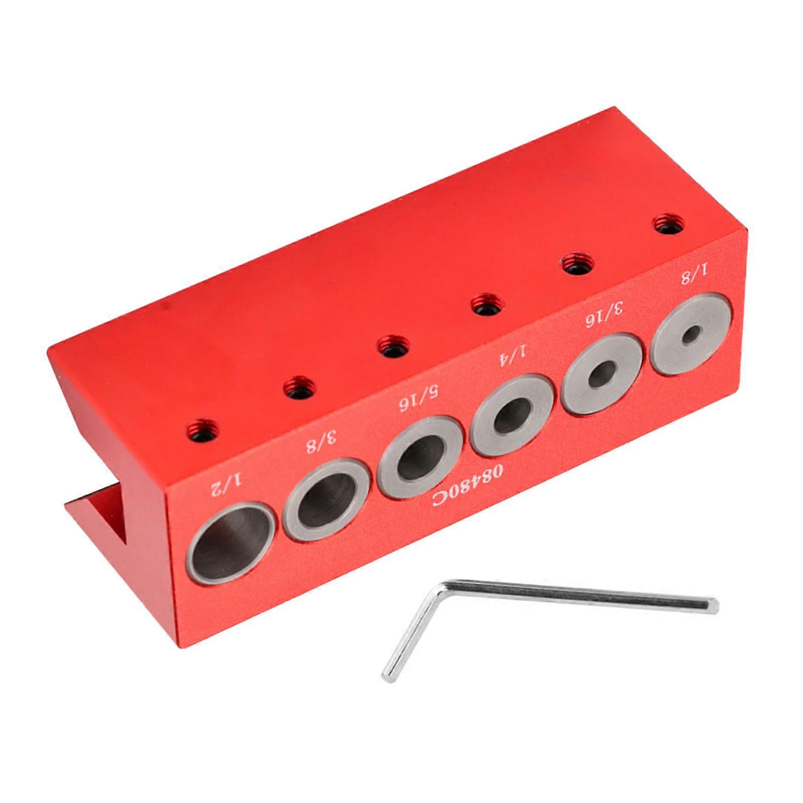 Woodworking Pocket Hole Jig Self-centering Scriber Doweling Jig Drill Guide Locator Hole Puncher Carpentry Tool Locator Multicolor