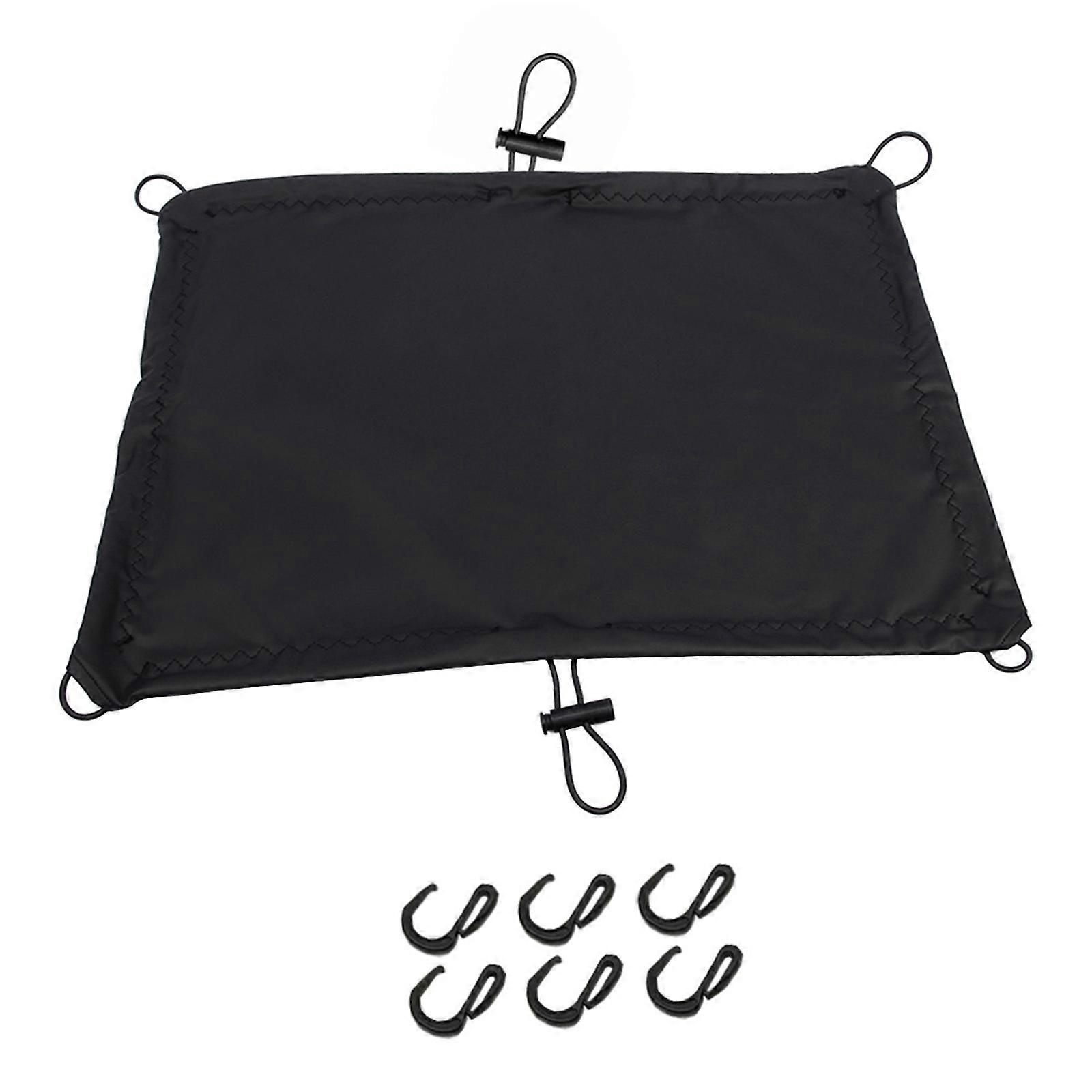 Motorcycle Luggage Net Cargo Net With Hooks  Waterproof Wear Resistant Elastic Mesh Bag Motorcycle Accessories Multicolor