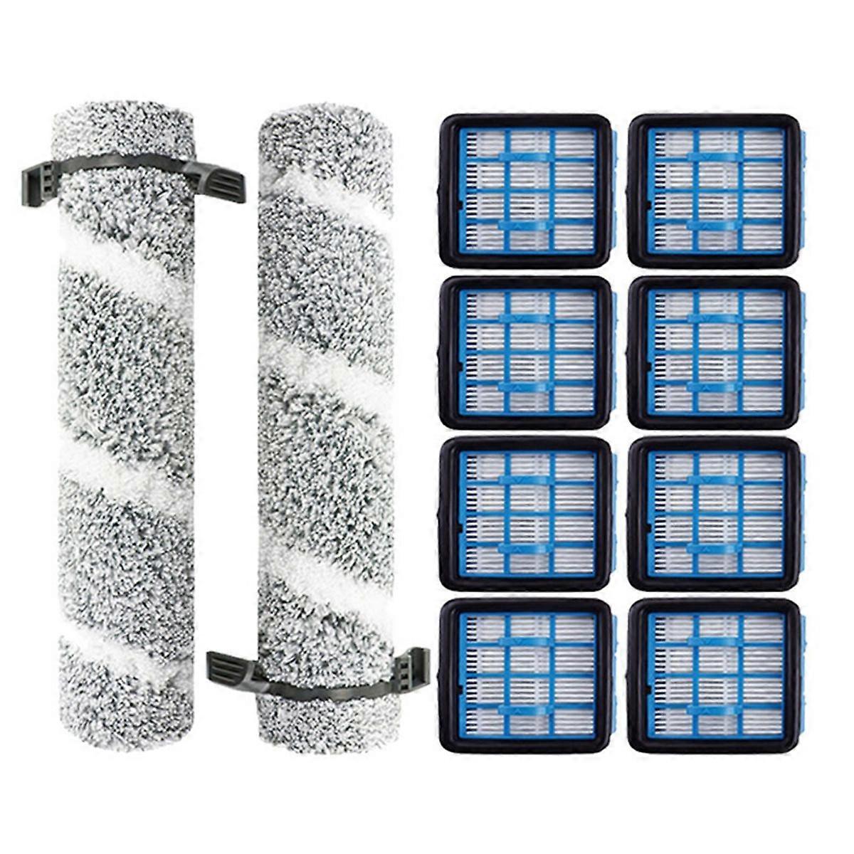 10PCS Roller Brush HEPA Filter