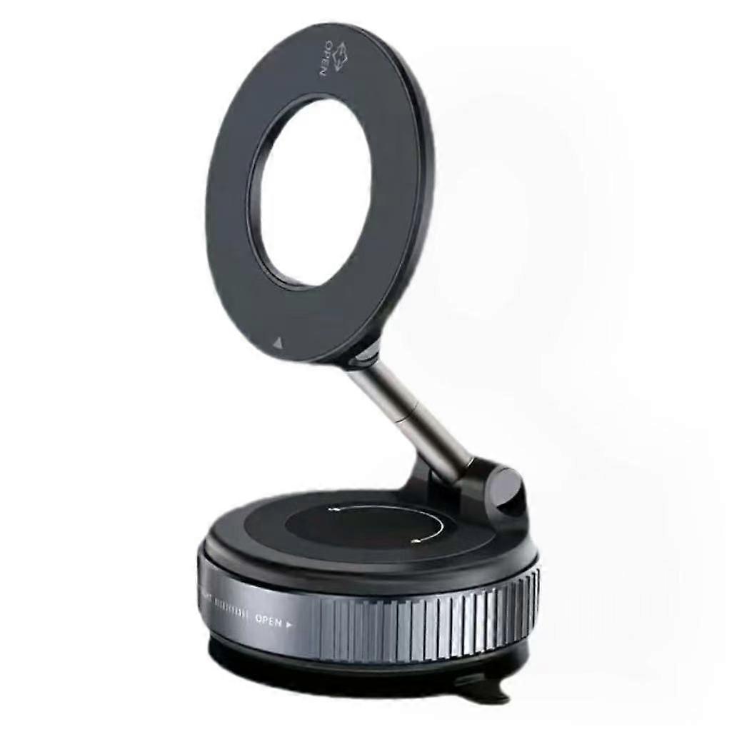 Magnetic Phone Holder with 360° Rotation, Foldable Aluminum Alloy Design and Strong Suction Base