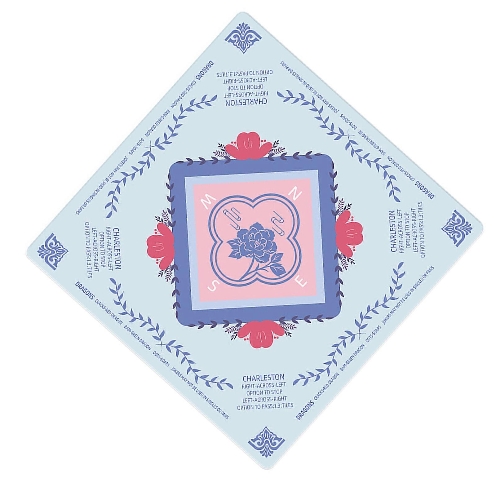 Foldable Mahjong Table Mats Nonslip Performances And Effortlessly Maintenance For Indoor Outdoor Game Multicolor