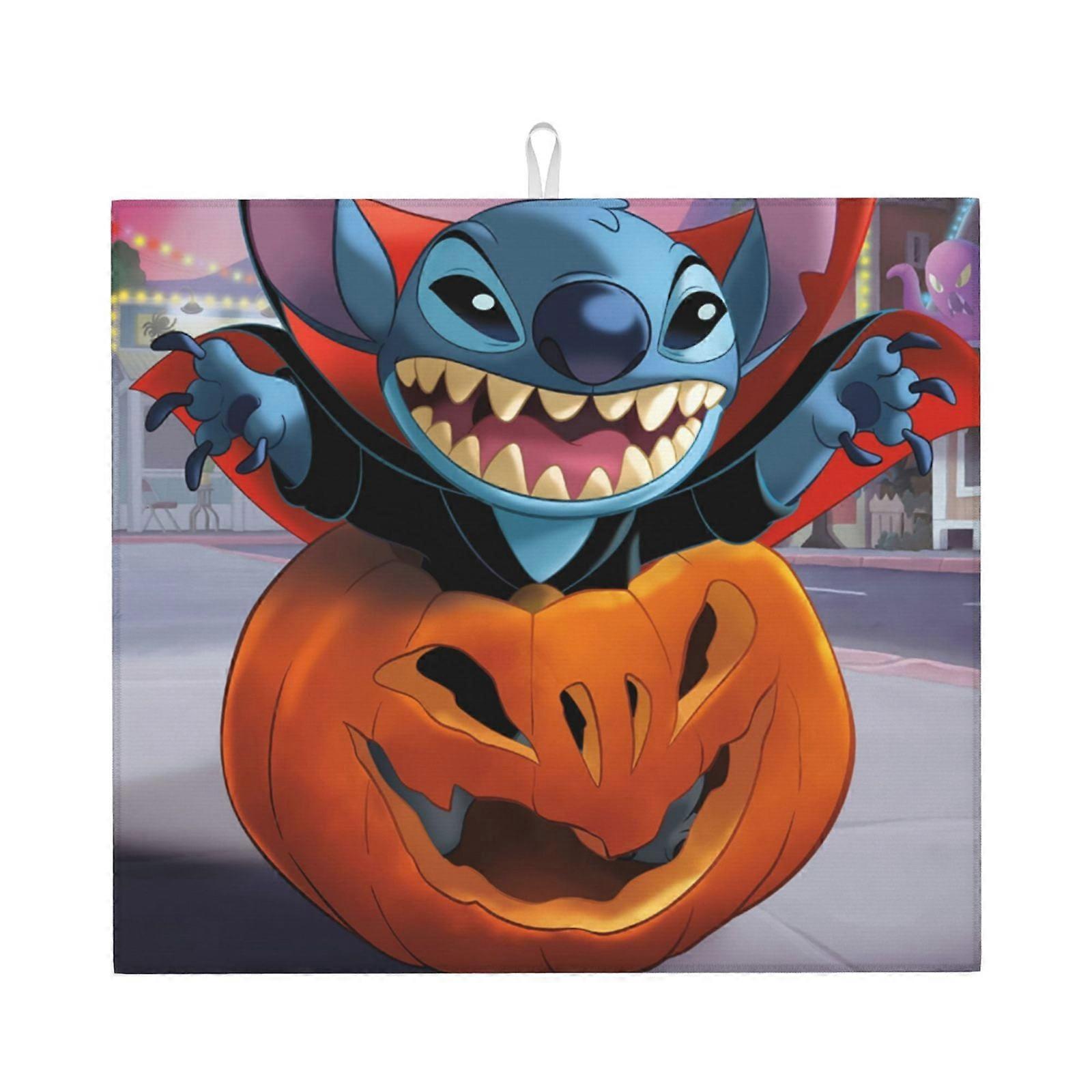 Stitch Dish Drying Mat For Kitchen Counter, Microfiber Dish Mat, Fast Absorbent Draining Pad