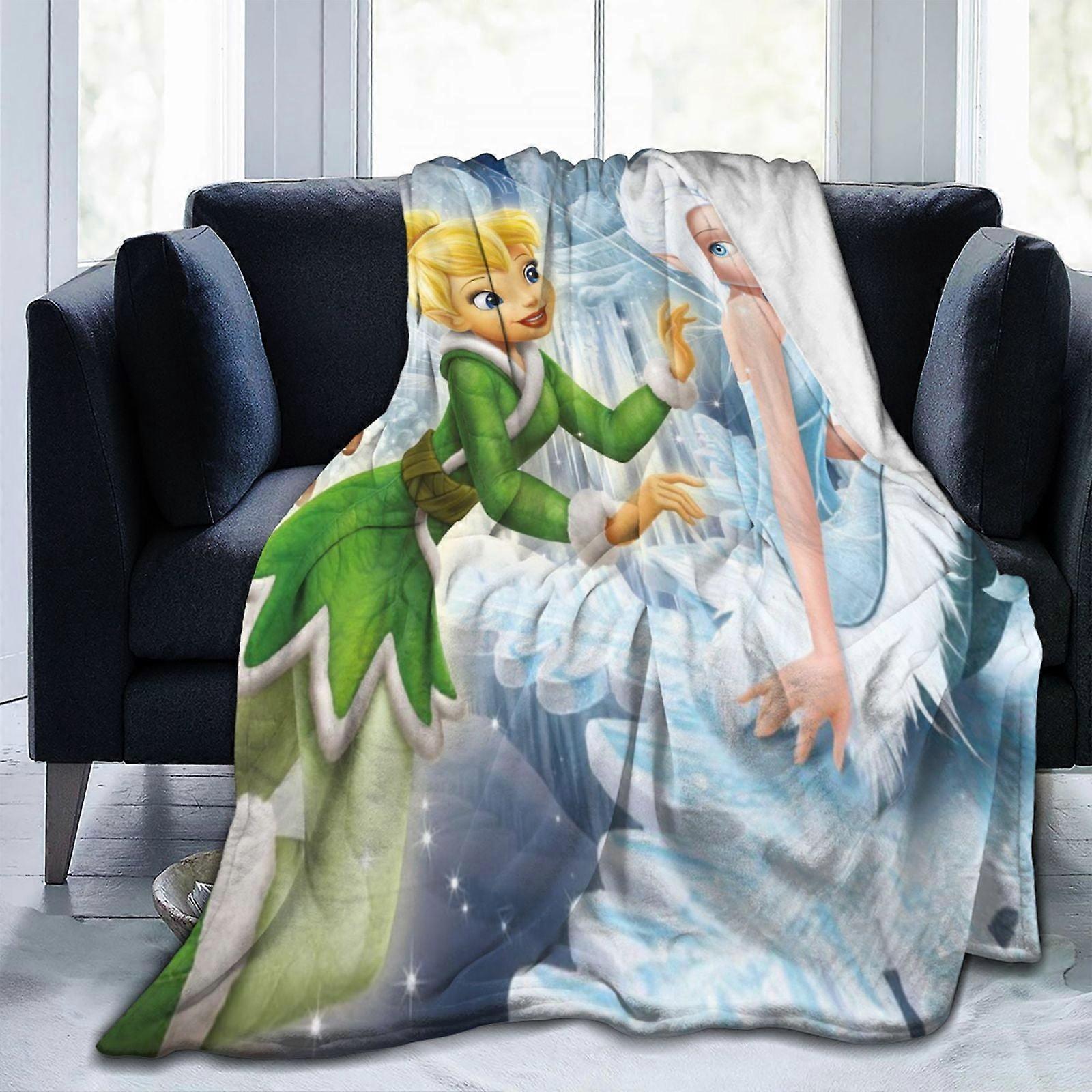 Tinkerbell Ultra-Soft Throw Blanket Extra Large, Super Soft And Warm Blankets For Couch, Sofa And Bed, Cozy, Fuzzy And Lightweight 40"X30"