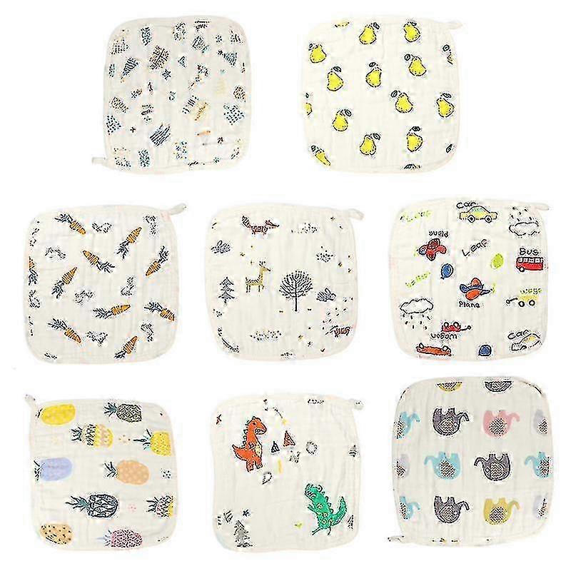 8pcs Newborn Face Towel f74