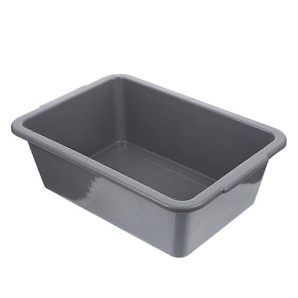 Plastic Bus Tub Grey Utility Box for Storage Use Rectangular