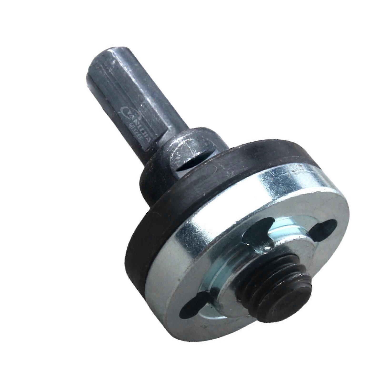 Drill to Grinder Adapter Manganese Steel for High Performance Tool Conversion White