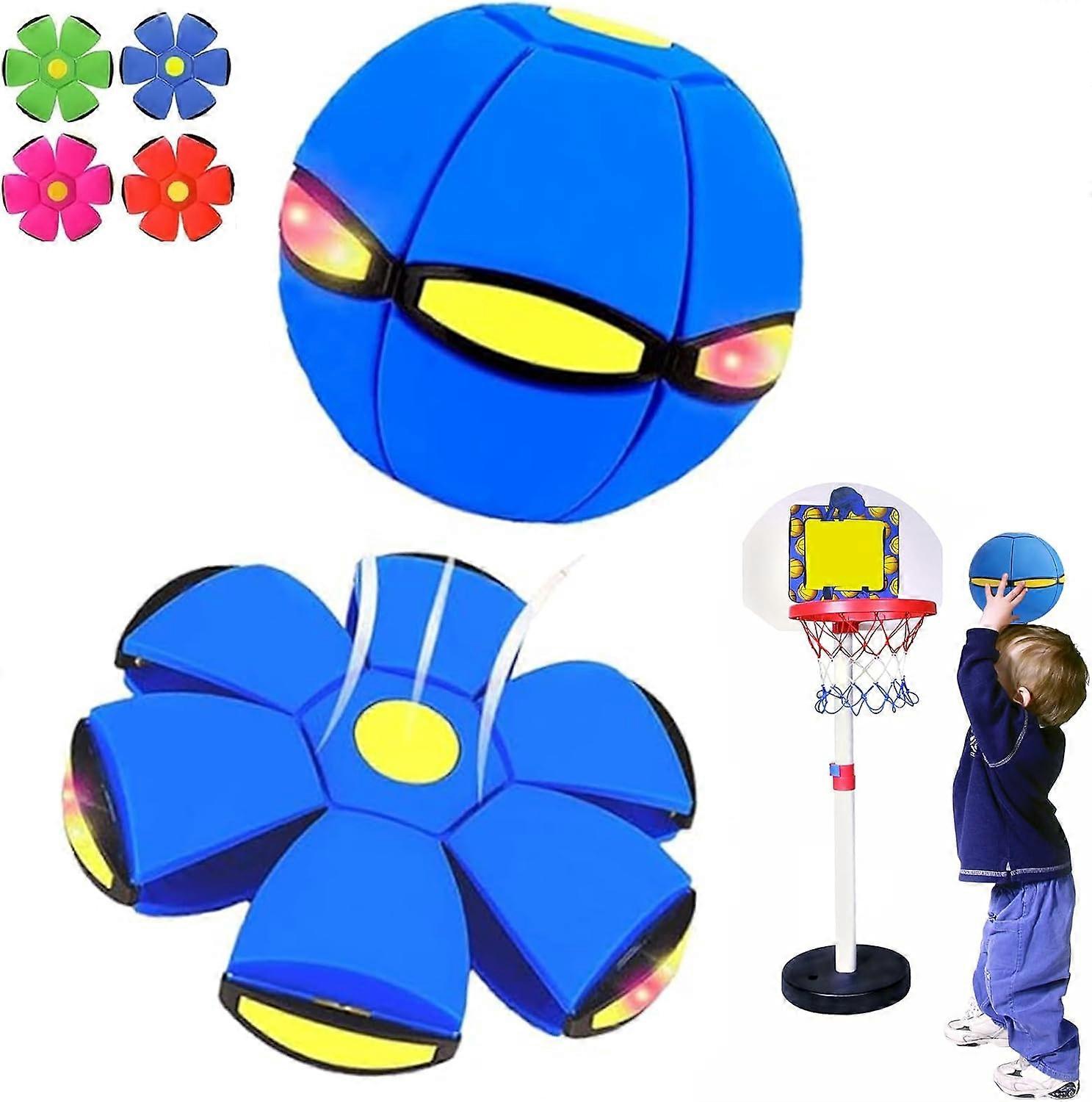 Magic Bouncing Ball,Children's Bouncing Ball,Magic Flying Saucer,Bouncy Ball,Parent-Child Interaction,Collapsible Flying Disc Toy