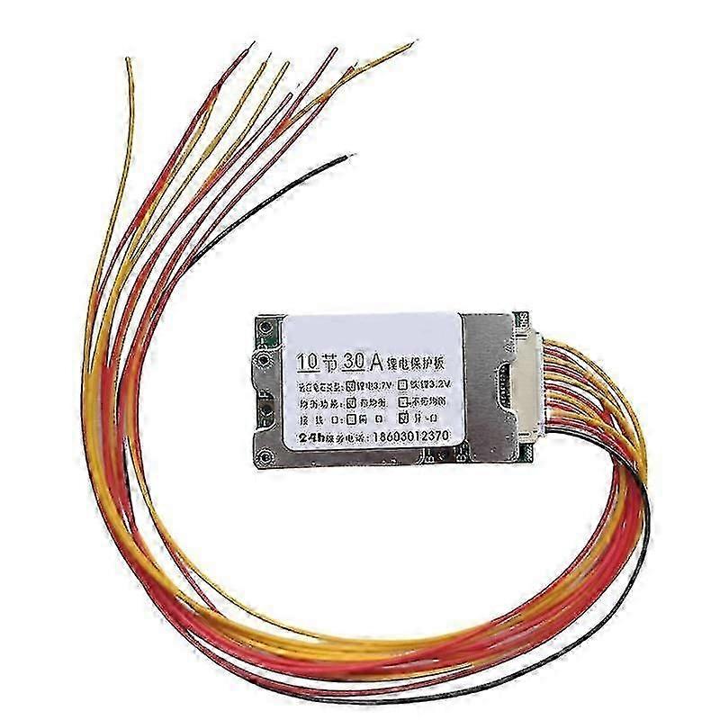 Placa de protección de batería 10S 36V 30A - Placa de PCB BMS de protección de celdas