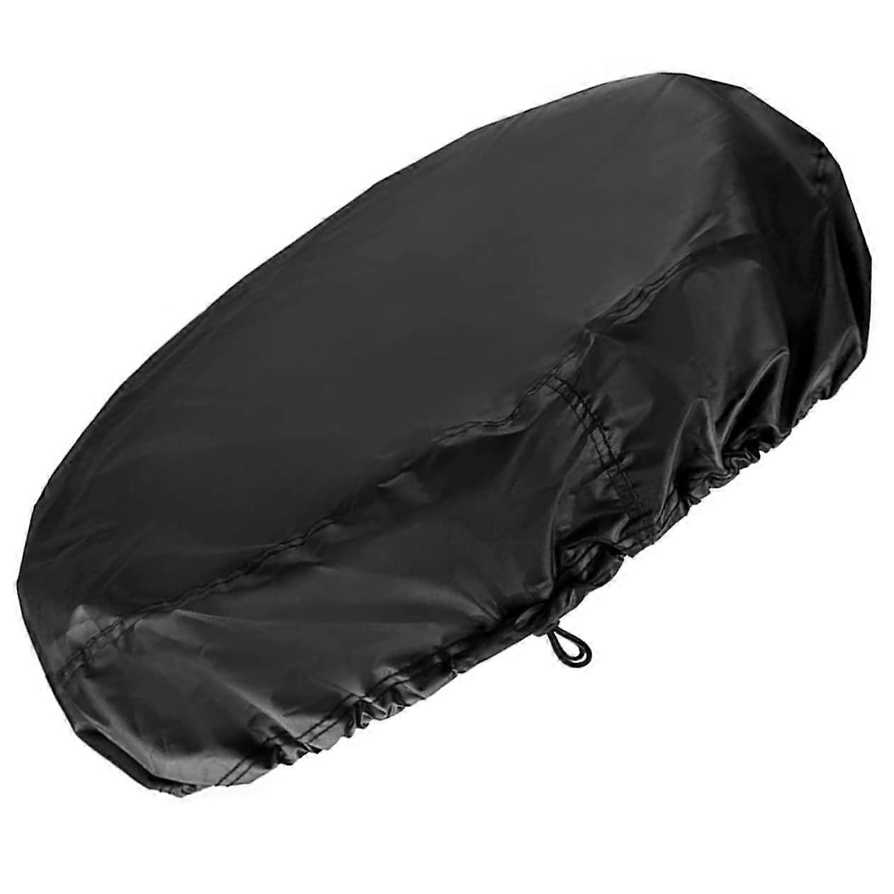 Water Barrel Cover with Drawstring for Outdoor Drum and Container Protection