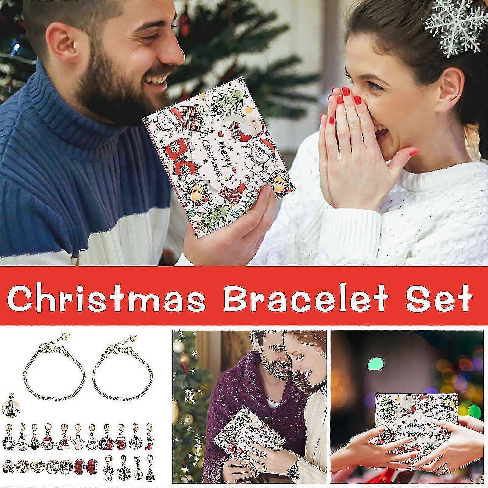 Christmas Gift Box Set with 24 Day Countdown Calendar for Home