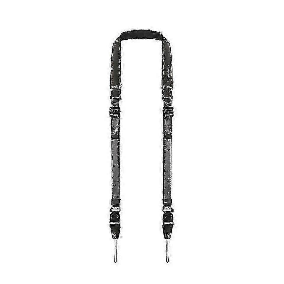 For Cwatcun D213 Medium Universal Camera Shoulder Strap Matte Leather Quick Release Strap w