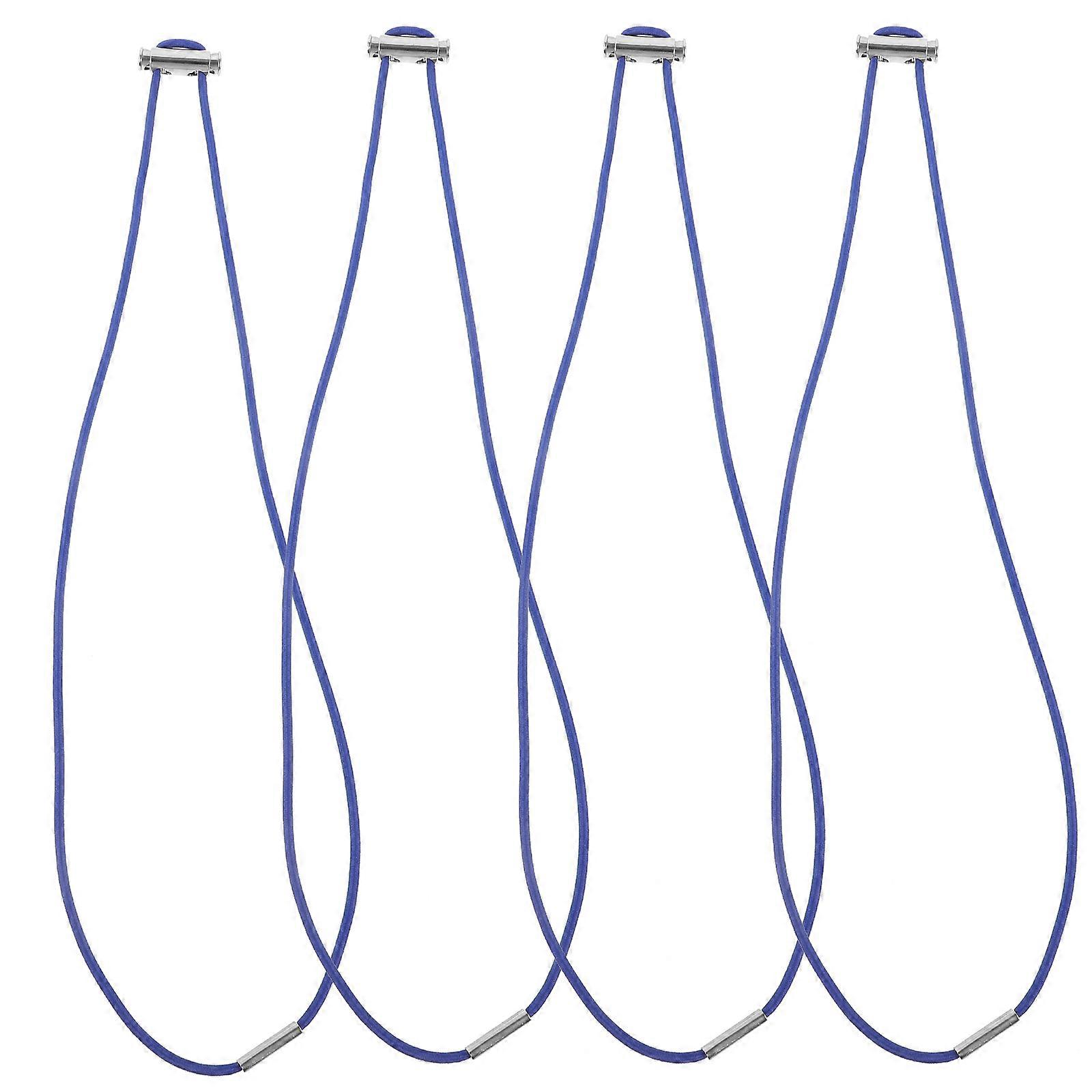 4pcs Trash Bag Bands Practical Garbage Bag Fixing Elastic Bands 70cm Circumference