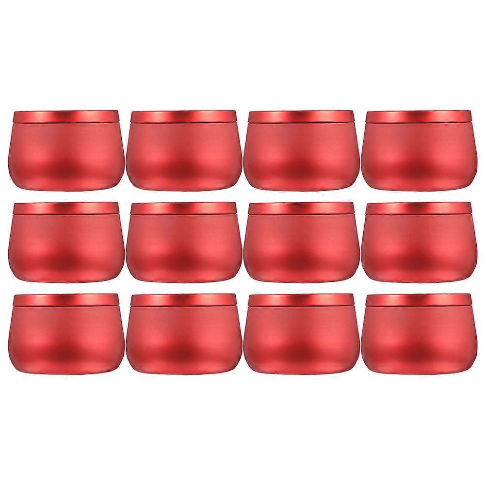Tea Canister Round Candy Storage Box with 24Pcs for Storage