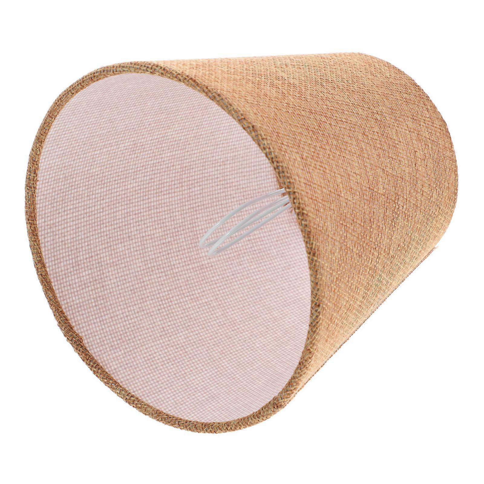 Clip-on Bulb Lampshade Fabric Lamp Shade for Desk Lamp Replacement