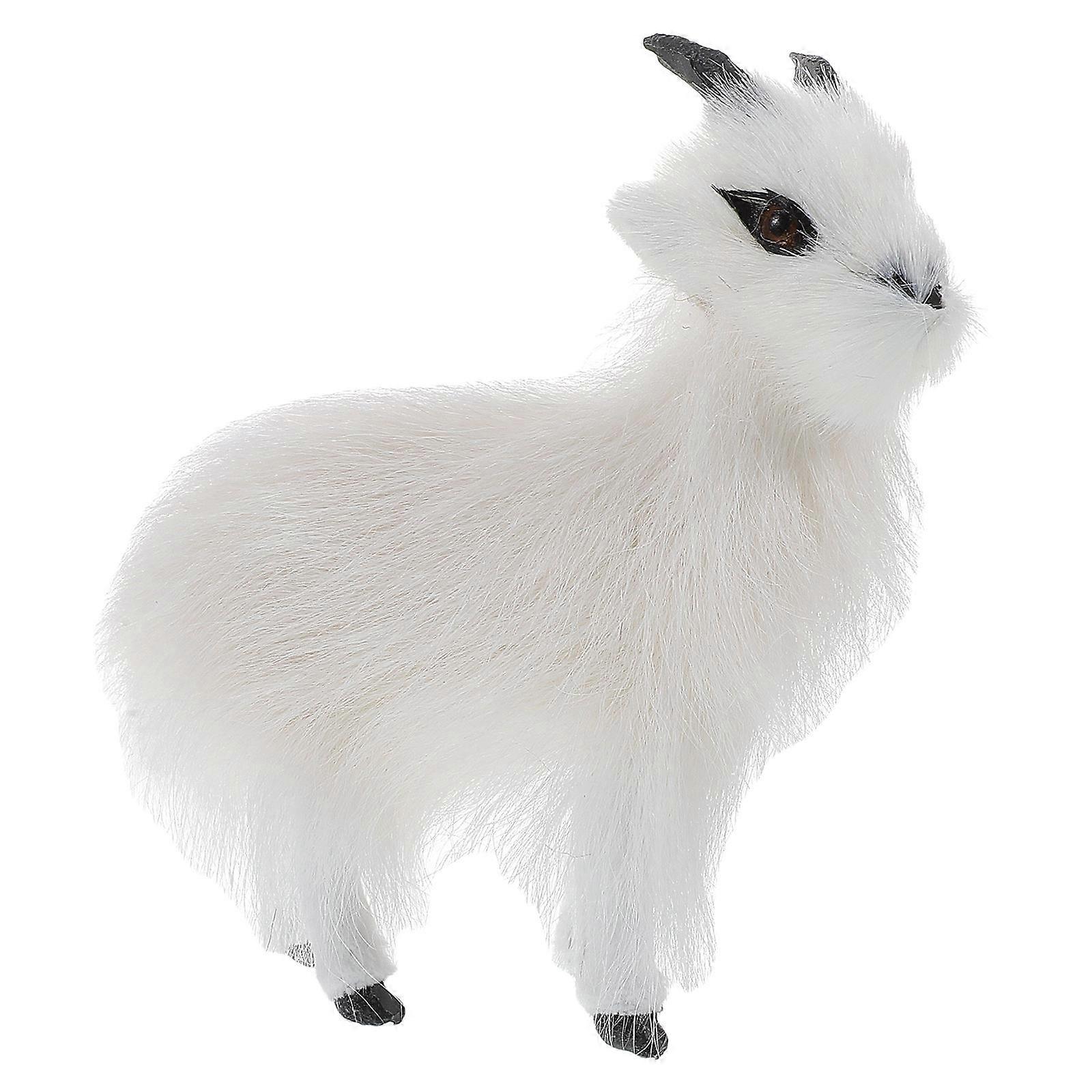 Sheep Stuffed Animal Realistic Lamb Model for Table Ornament