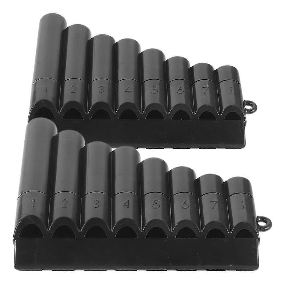 Kids 8-Hole Pan Flute for Playing 2Pcs ABS Beginner Practice Set