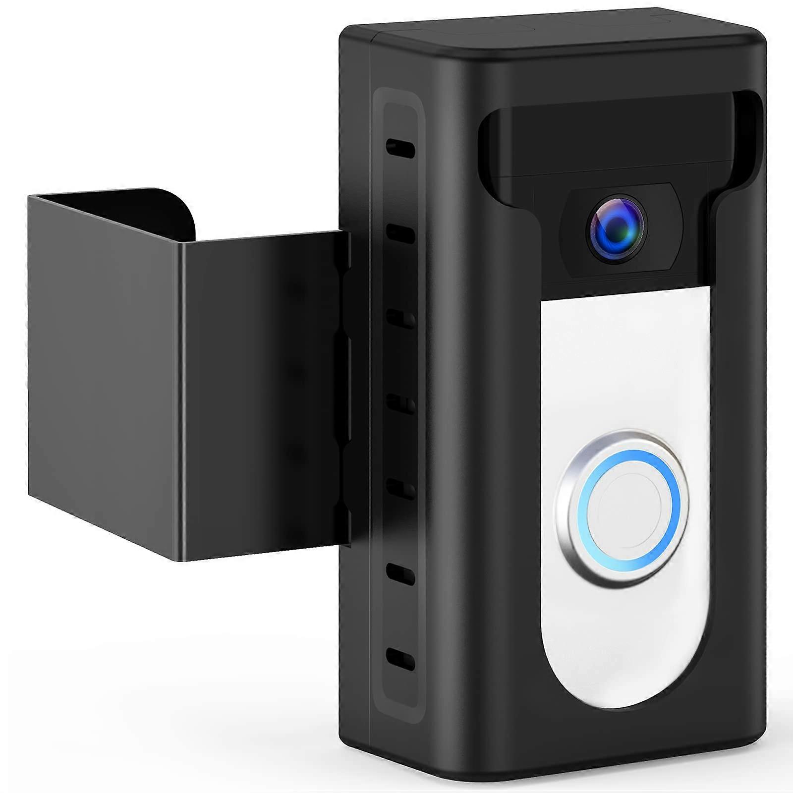 Video Doorbell Mount with Enhanced AntiTheft Design, NoDrill Adjustable Holder for Apartments