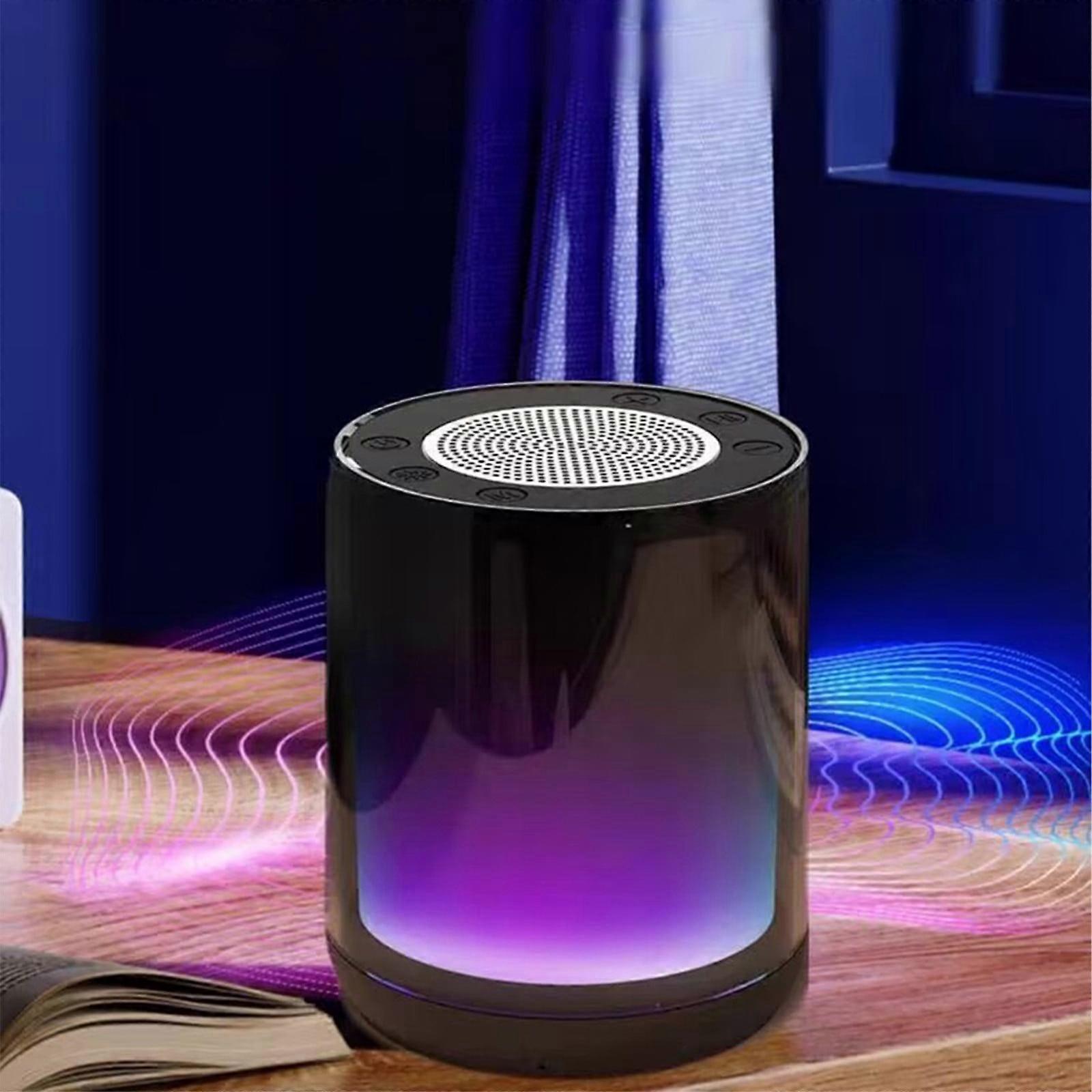 Lmueinov Wireless Bluetooth Speaker with Subwoofer, Portable Colorful Light, Long Battery, Surround Sound - Compatible with Devices