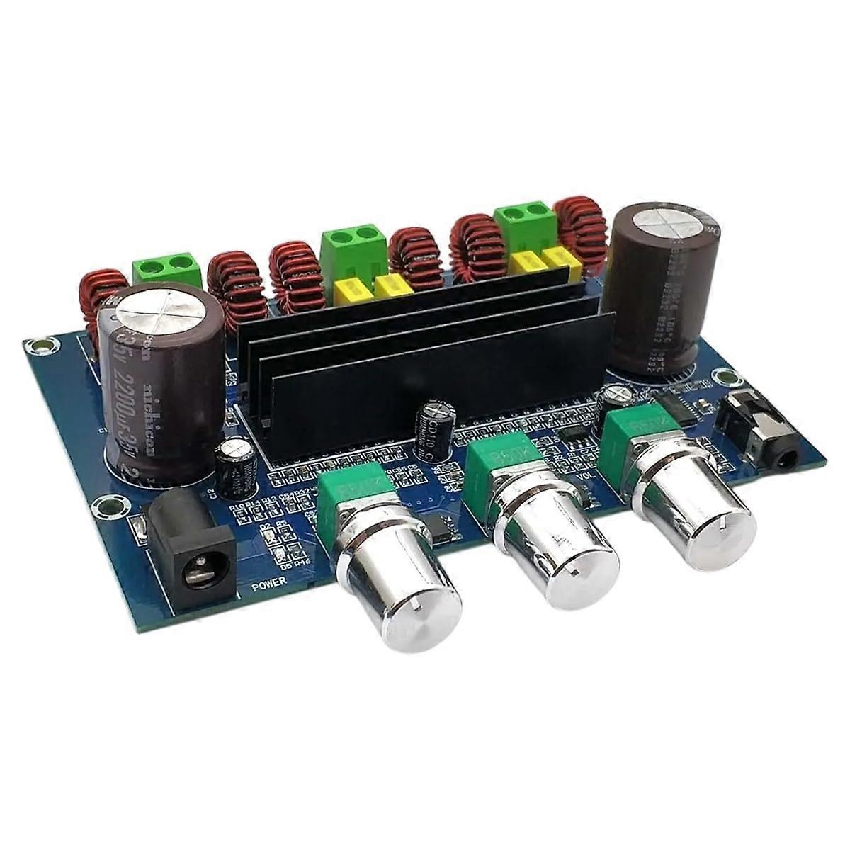 Bluetooth Amplifier Board TPA3116D2 2.1 Channel 50W+50W+100W Stereo Audio Amp with Subwoofer