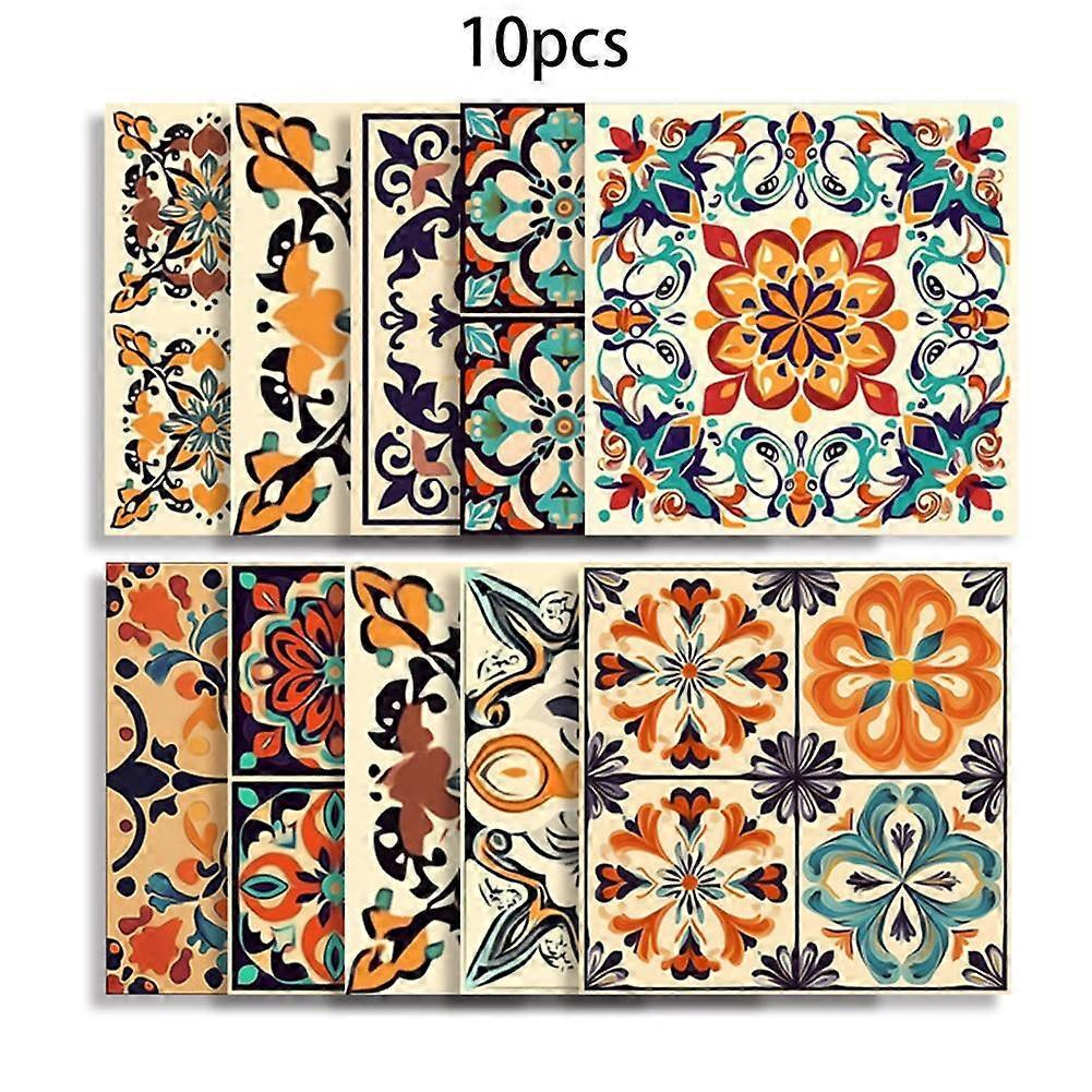 Kitchen Decoration Retro Tile Stickers Home Decor Solution