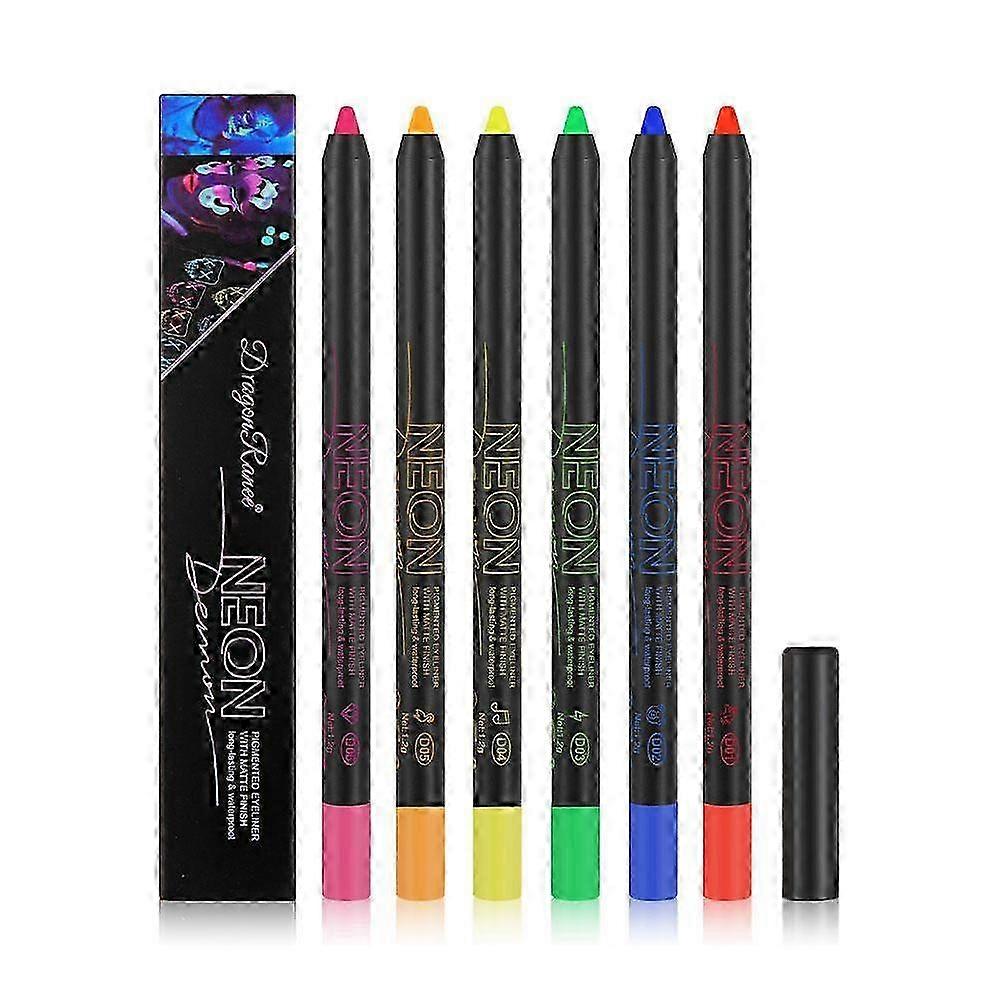 6 Colors Eyeliner Pencil Set