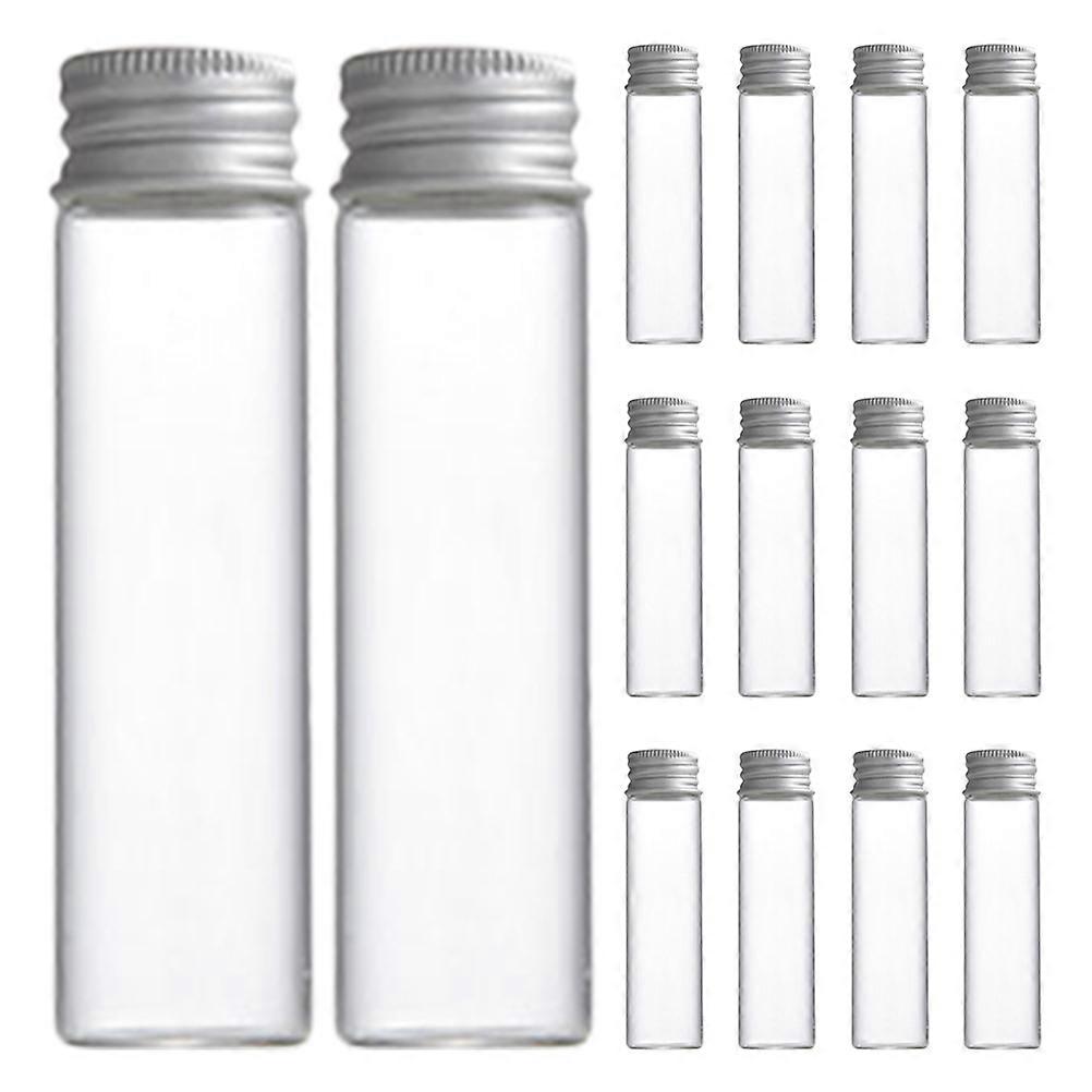 Clear Glass Bottle 50Ml for Storage Use with Screw Caps 30Pcs Set