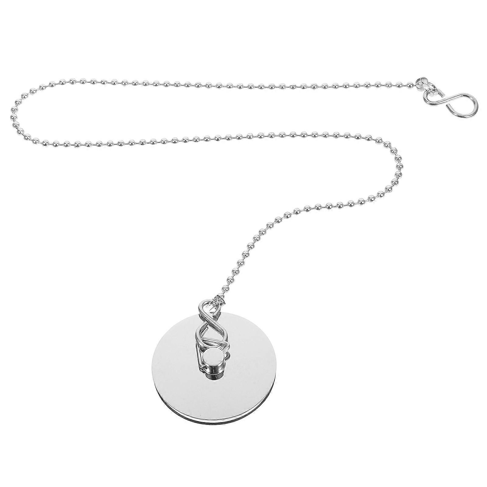 Silver Kitchen Sink Drain Plug Stopper for Water Seal