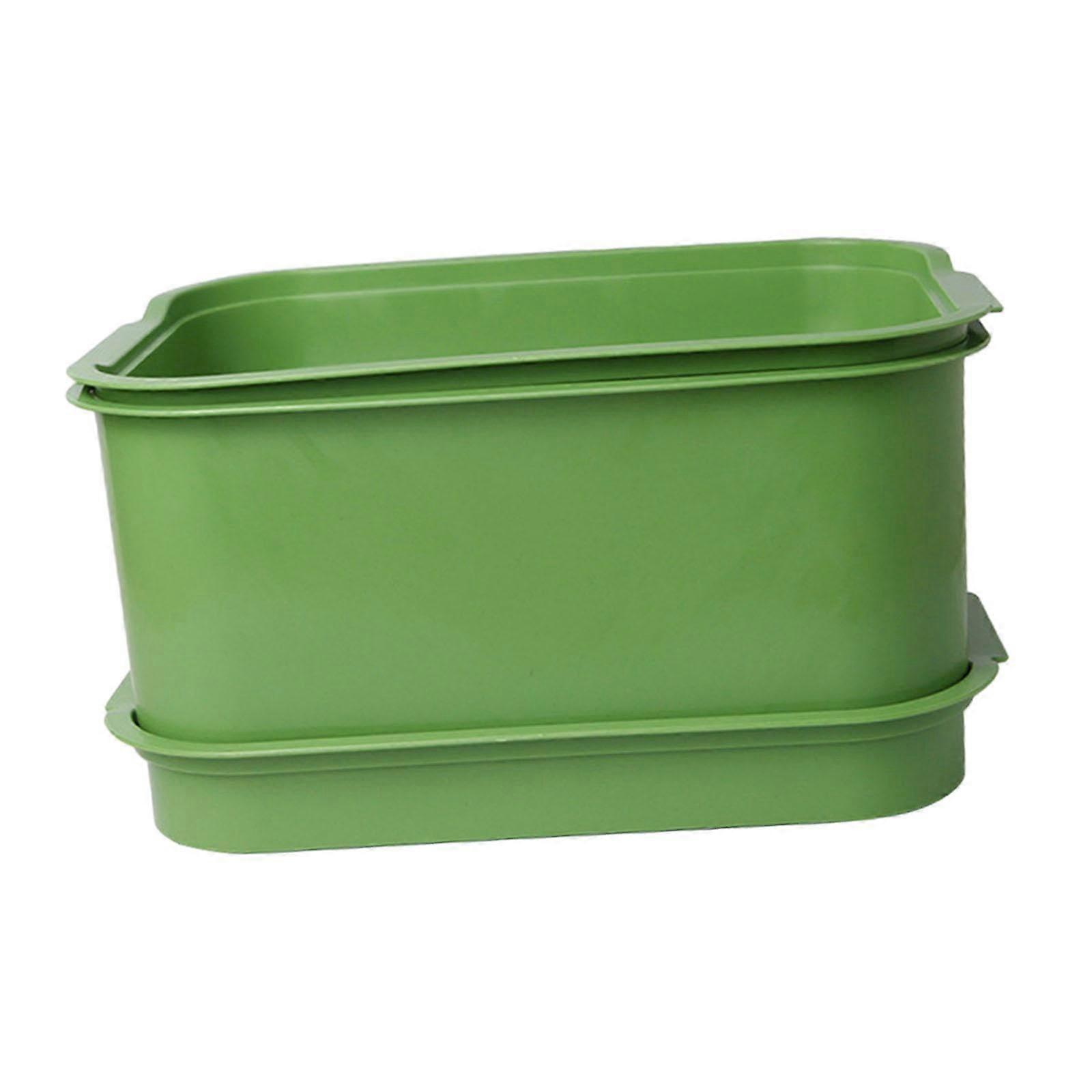 Bean Sprout Growing Kit Three Layer Soil Seed Sprouting Tray for Indoor Vegetable Gardening
