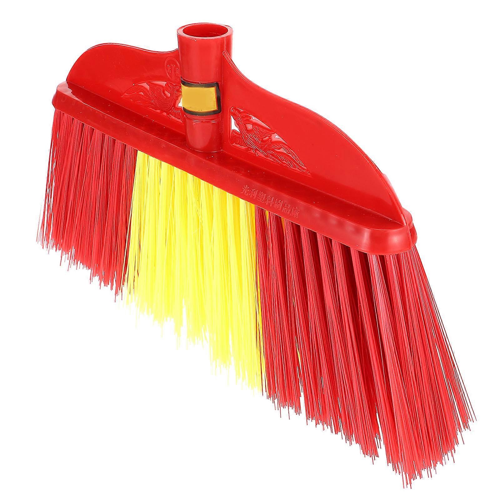 Plastic Broom Head Replacement for Household Cleaning Red