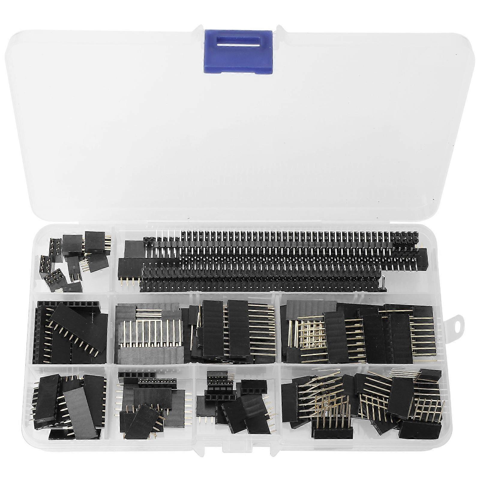 Dual Row Pin Ic Sockets Solder for Computer 122Pcs Component Set
