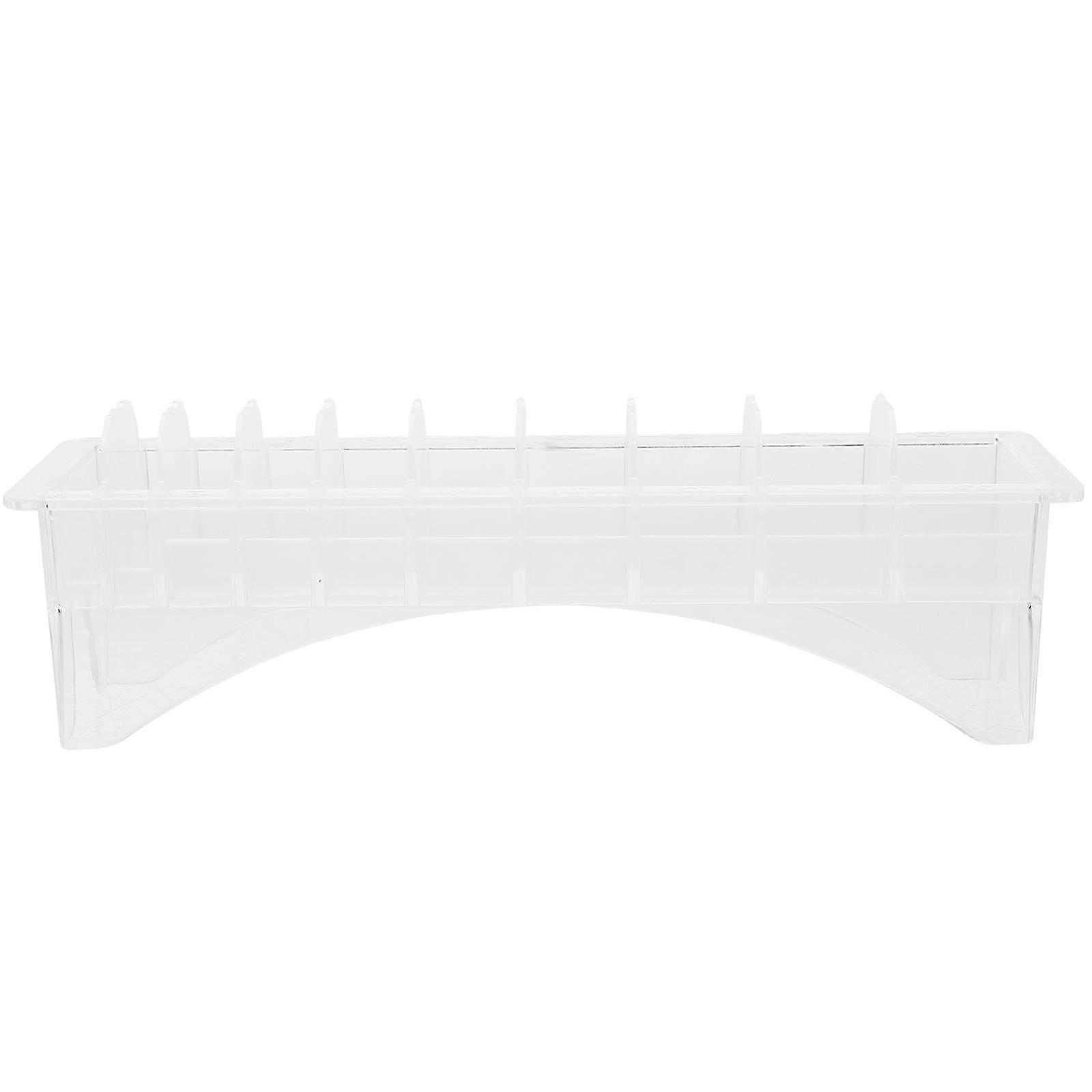 Electric Clipper Comb Box Comb Storage Organizer for 10 Slots 1Pcs