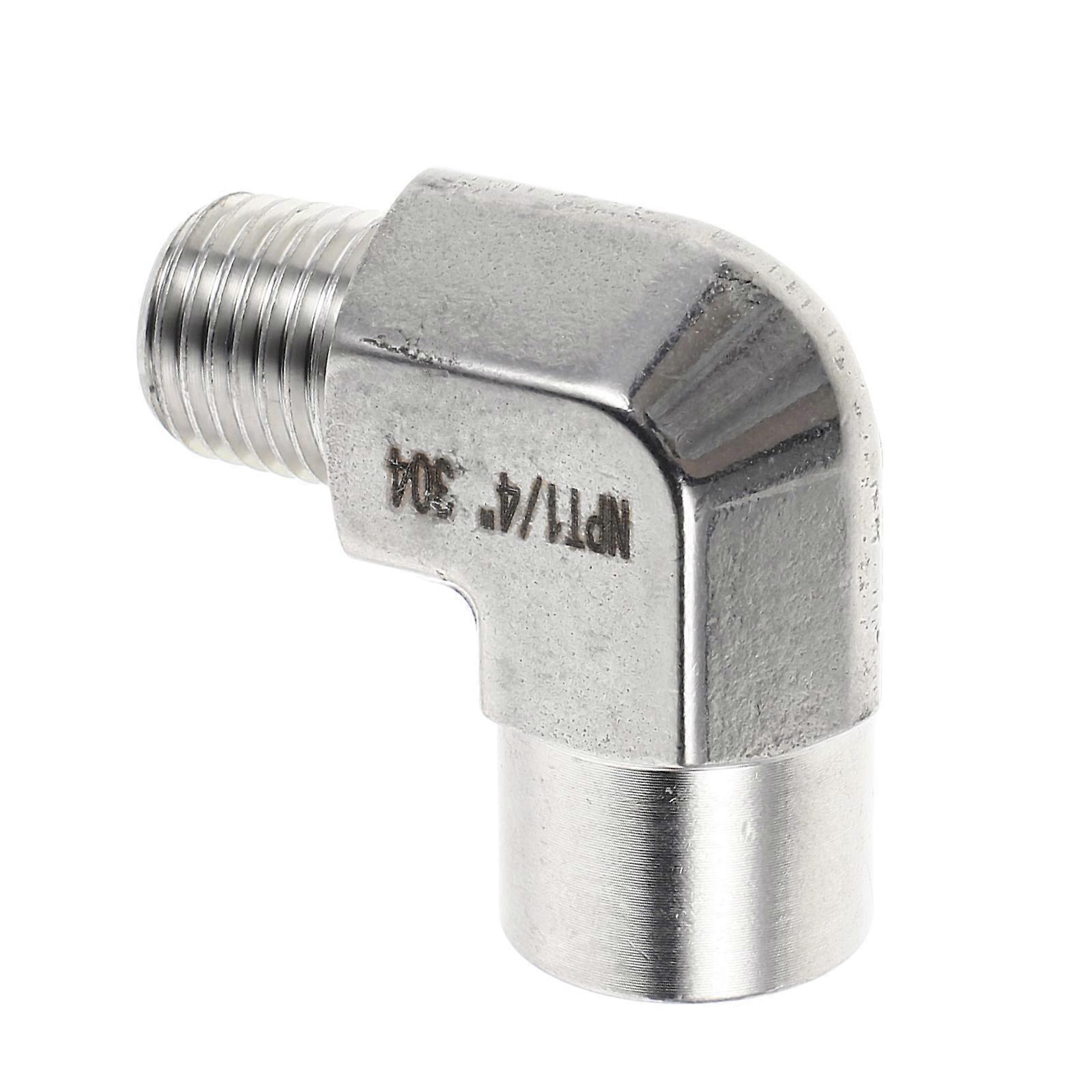 Durable Threaded Stainless Steel Elbow for Industrial Pipe Connections