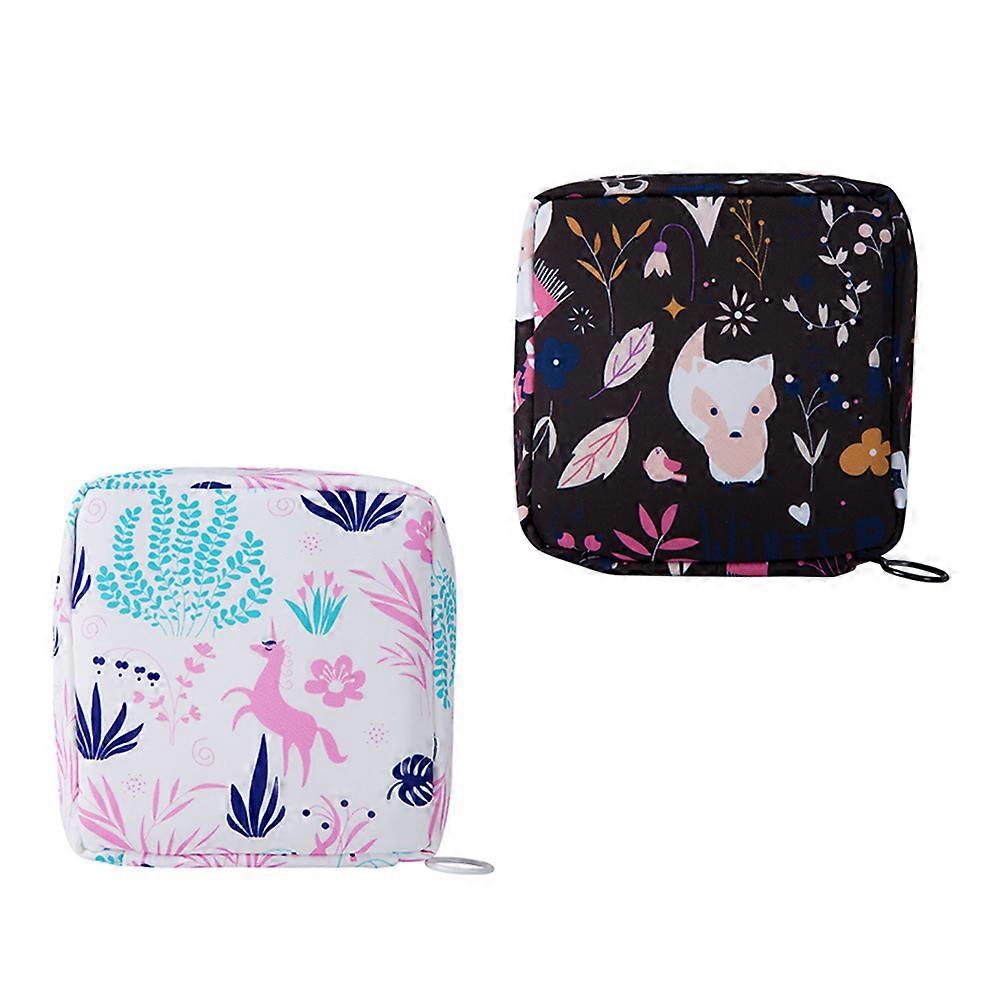 Menstrual Pad Bag Storage for Portable Use with One Pc Nylon Material