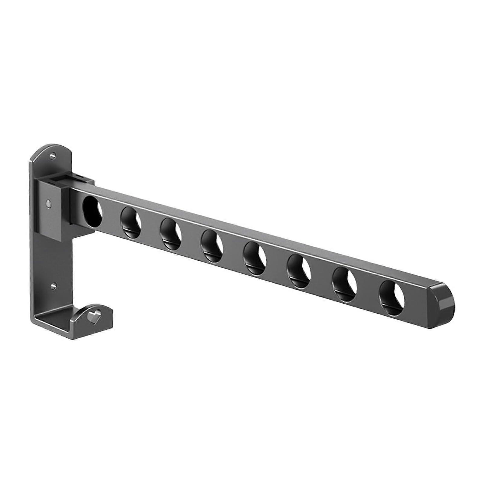 Wall Mounted Drying Rack Retractable Foldable Space Saving Clothes Rack for Balcony Laundry