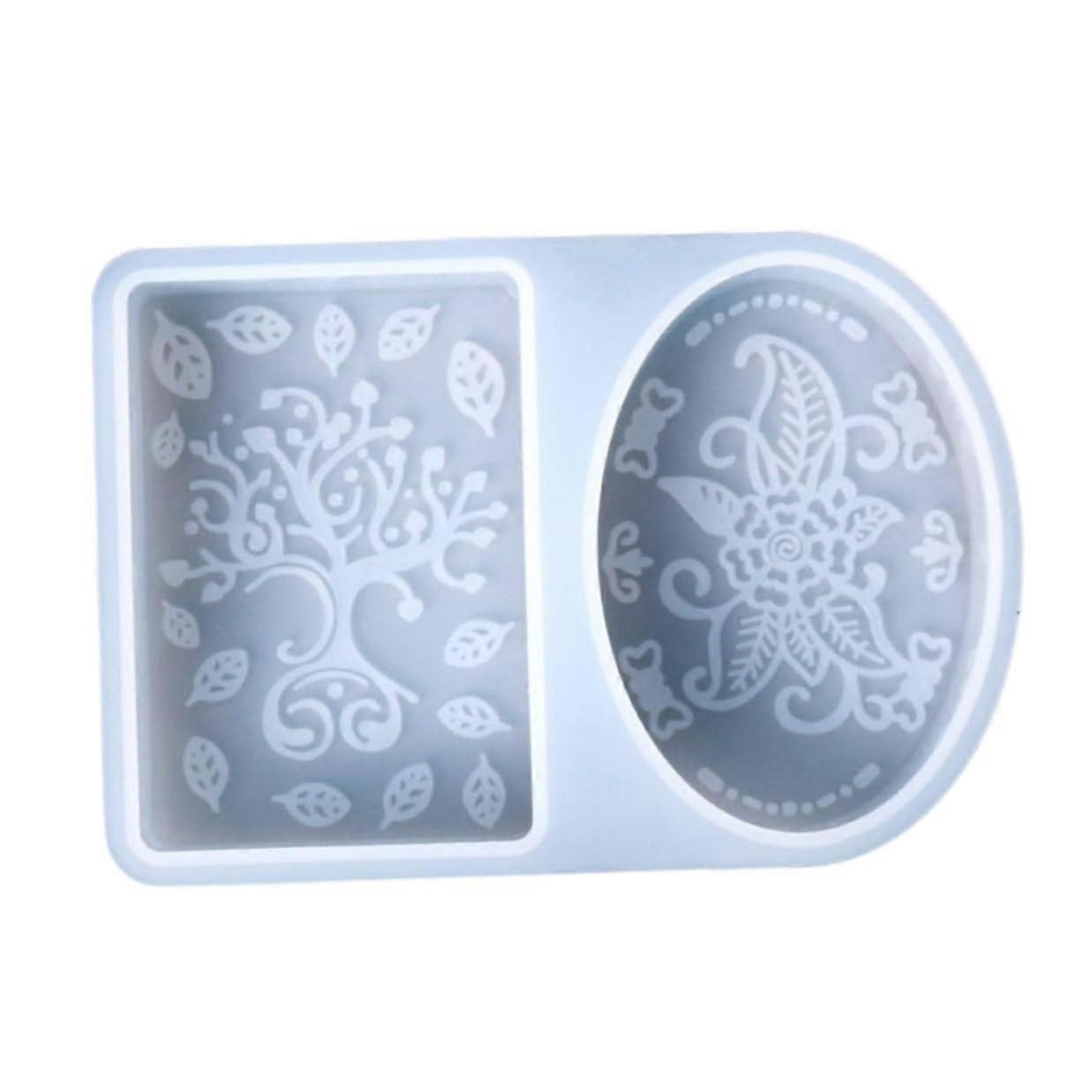 Ethnic Pattern Silicone Soap Mold for DIY Handmade Soap,  Transparency NonStick Flexible Design