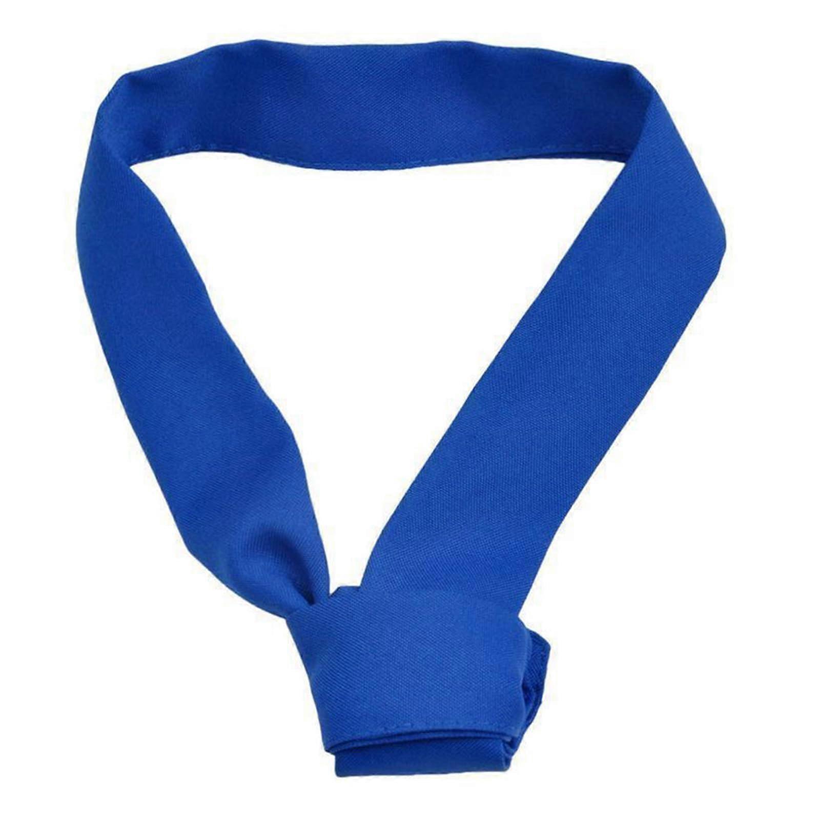 Chef Scarf Breathable MoistureWicking Neck Tie for Kitchen Cooking Uniform Accessory Blue