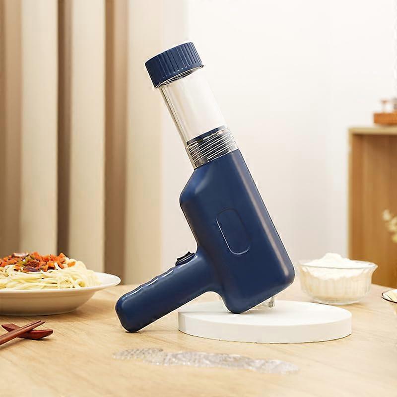 Electric Noodle Maker Wireless Automatic Operation Fast Charging Easy Clean Navy Blue Handheld