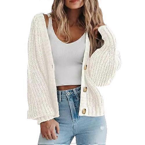 Women's Loose Knitted Cardigan Long sleeve Jacket