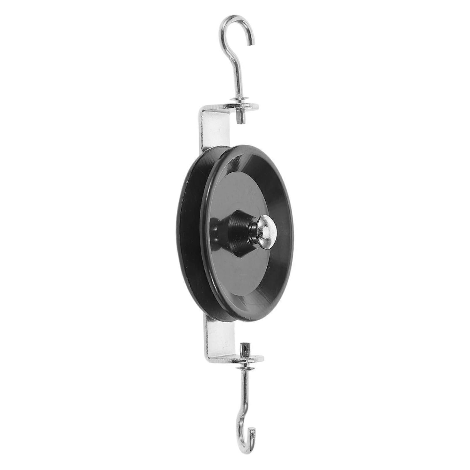 Physics Pulley with Hook Single Pulley Block for Science Projects and Mechanics Teaching