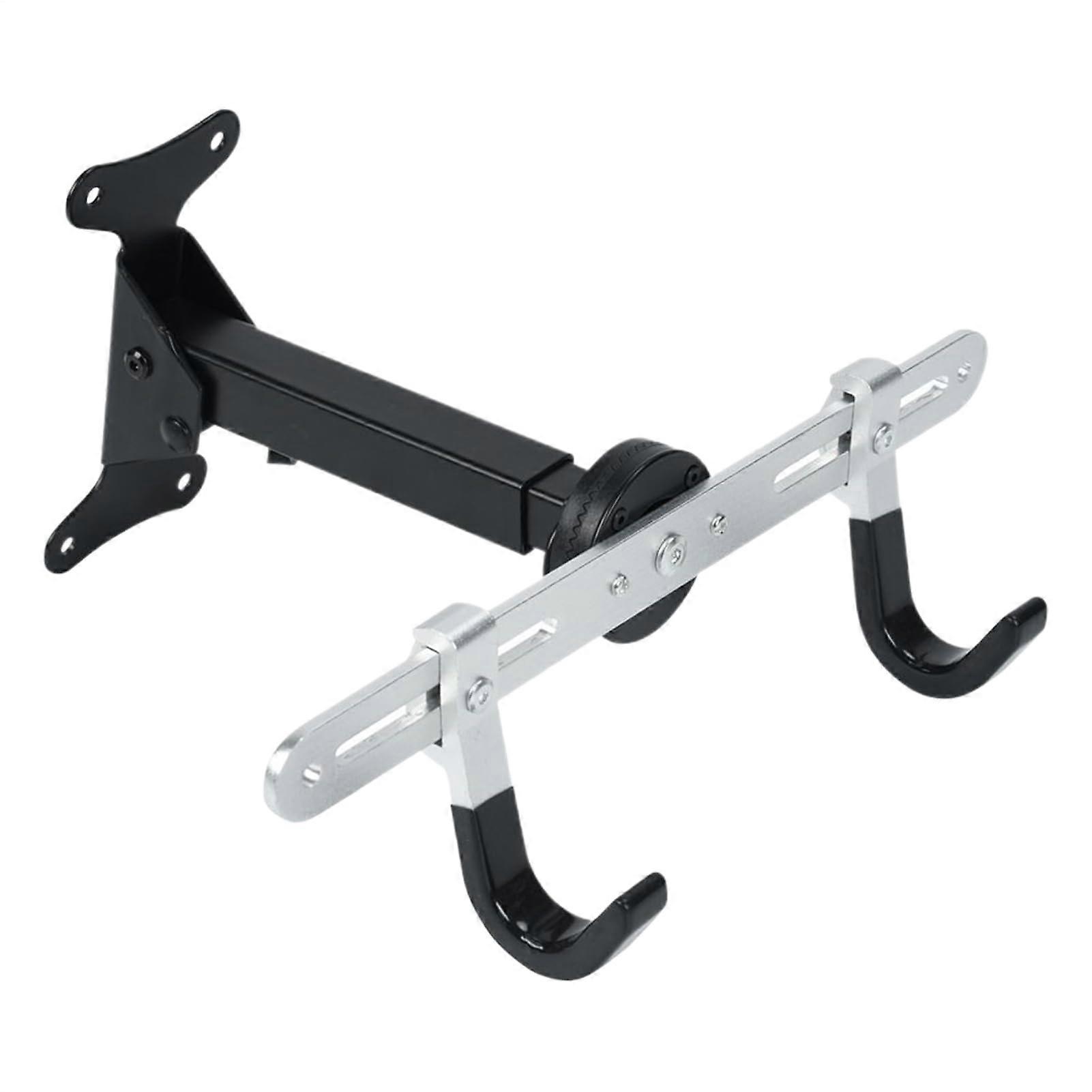 Bike Wall Mount Rack with Adjustable Angle and Spacing, Heavy Duty Foldable Hooks for Indoor Storage