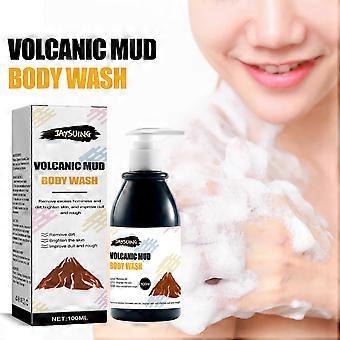 Jaysuing Deep Sea Vulcanic Mud Shower Gel Whitening Fuktighetsgivende Eksfolierende Dusjgel