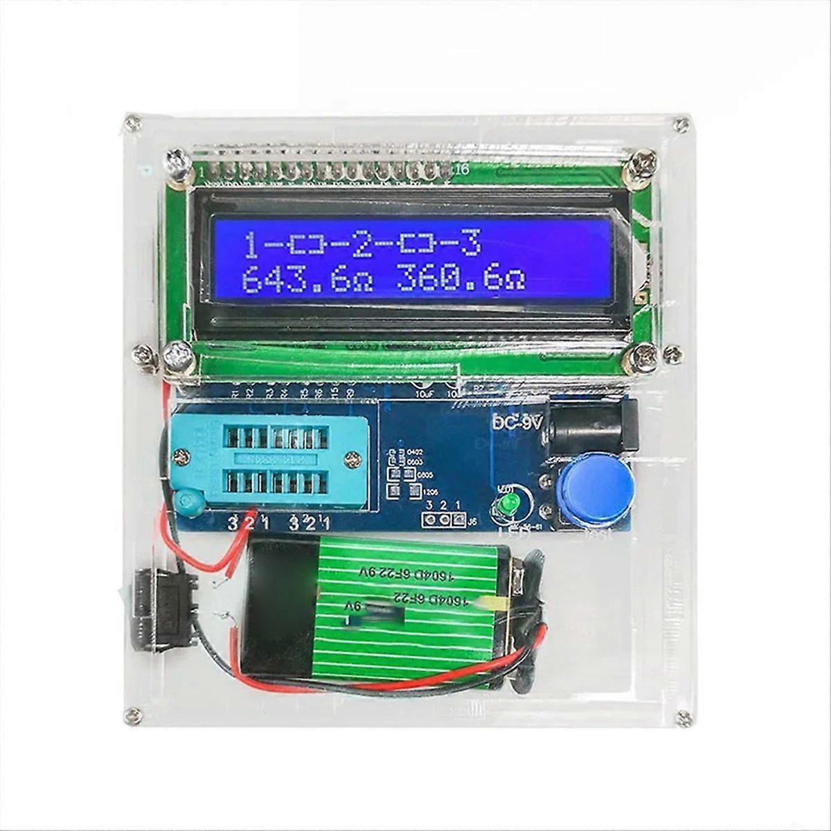 Transistor tester DIY kit for electronic measurements