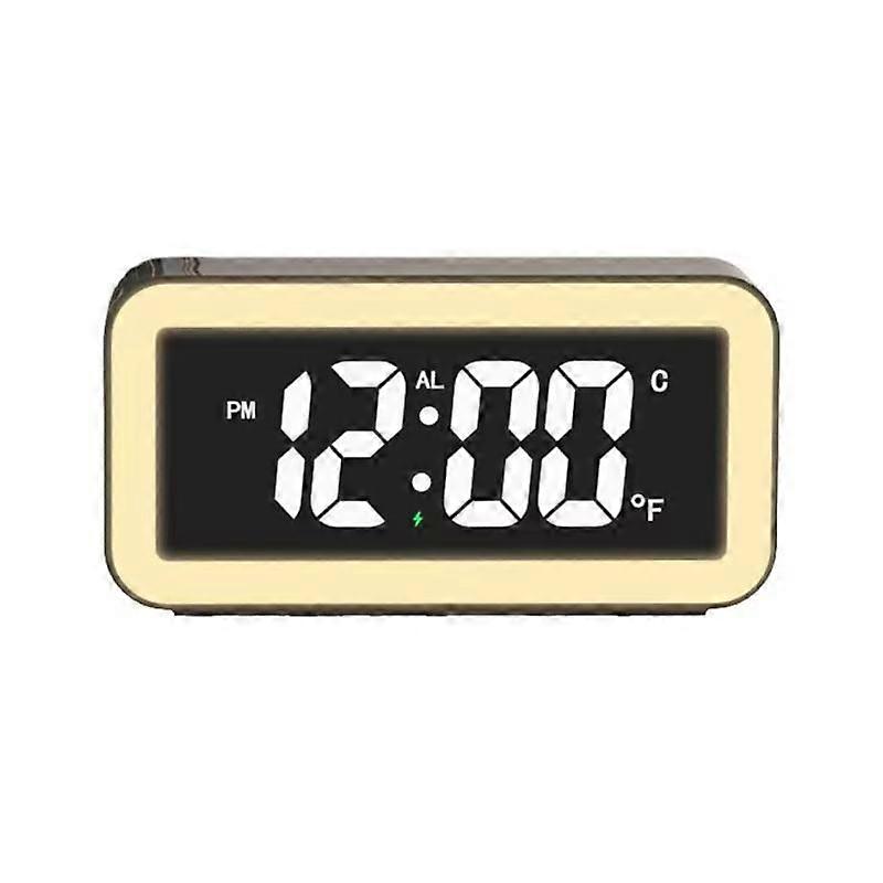 LED Atmosphere Light Calendar / Temperature Display Clock With Wireless Charging Function