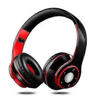 Wireless Headphones Bluetooth Headset And Headphones For Girl Samsung Sport And Mic (red)