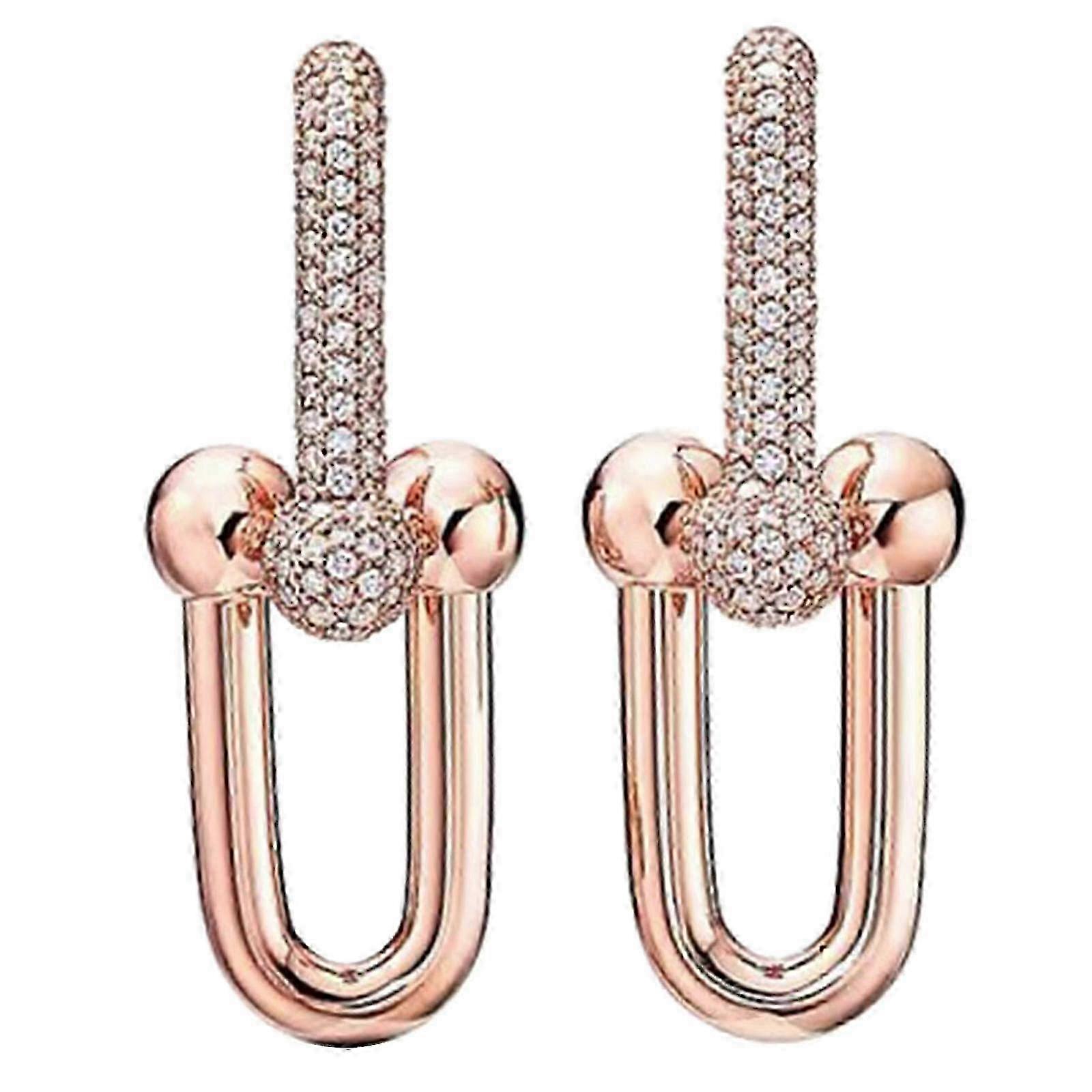 Elegante hesteskoformede øreringe til modeforbedring